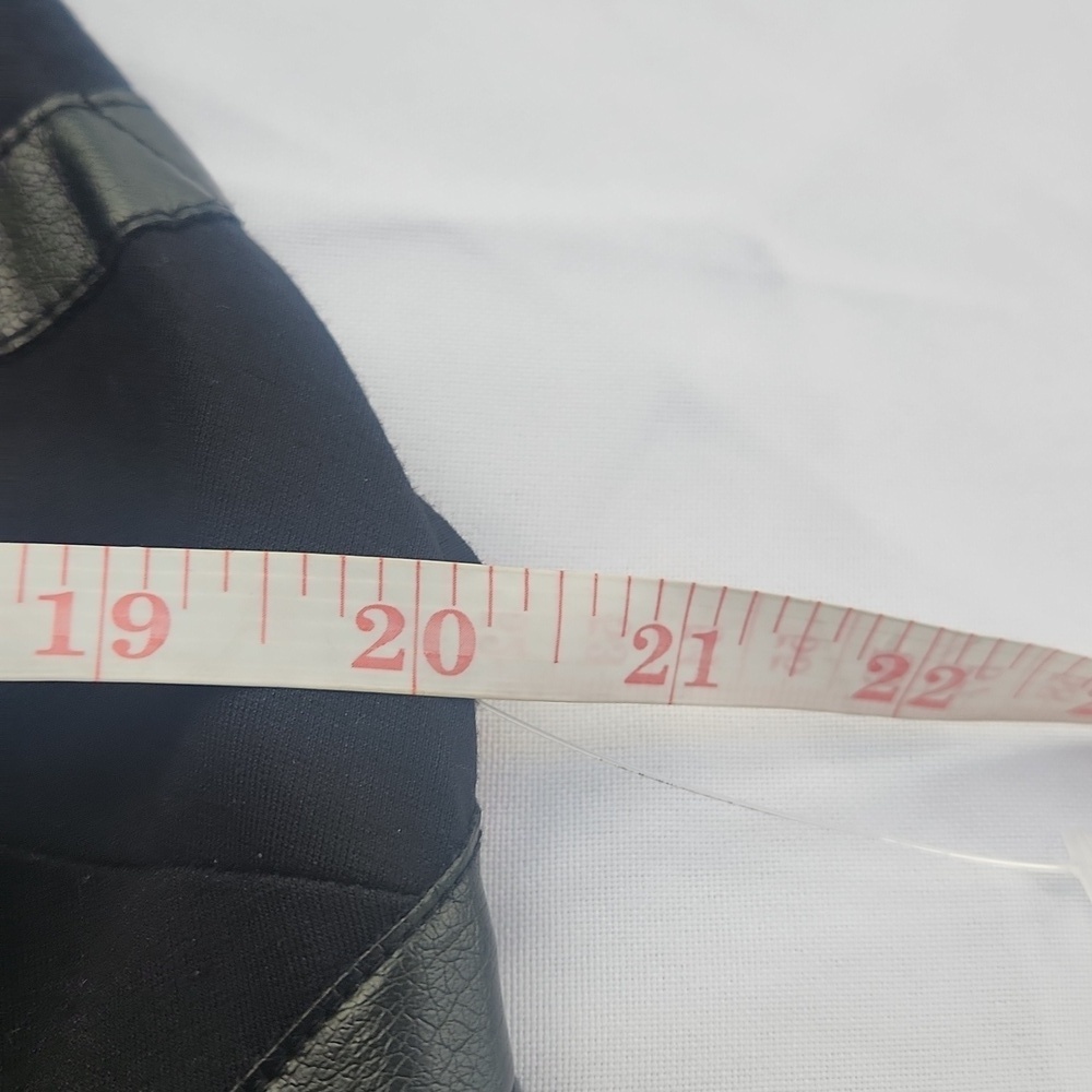 Lane Bryant Black Tank Top with Chevron Accents - Picture 5 of 6